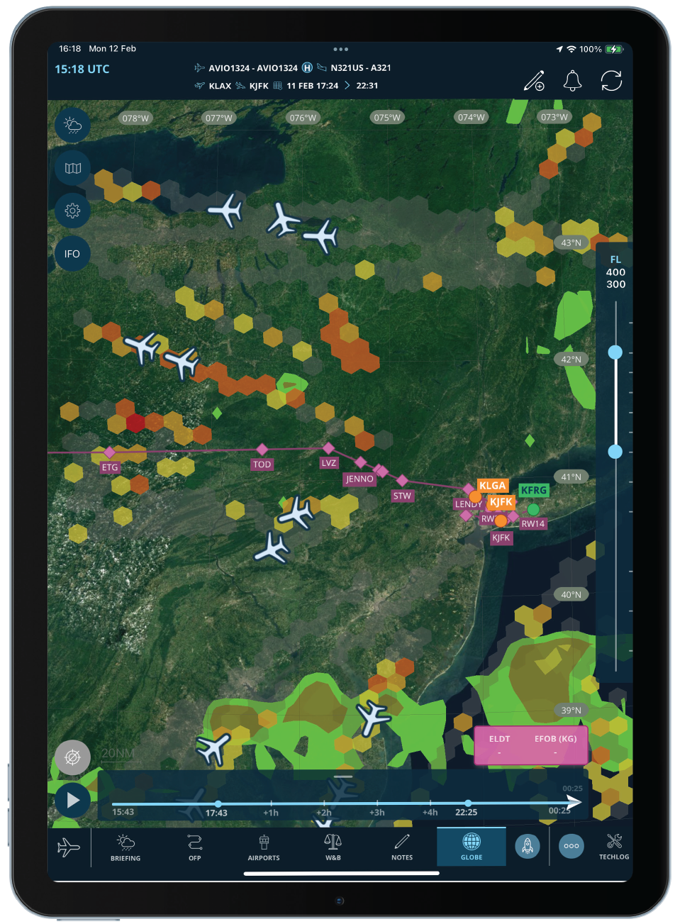 AvioBook Flight - Globe - SkyPath - Portrait - Frame
